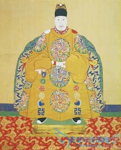 明神宗朱翊钧的画像 明神宗朱翊钧的画像