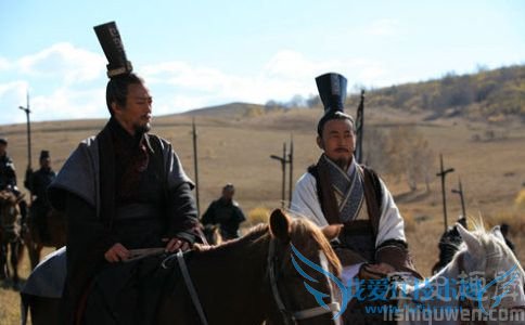 秦孝公(左)剧照 秦孝公(左)剧照