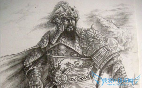 铅画版张辽 铅画版张辽