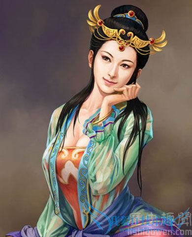 卞夫人漫画像 卞夫人漫画像