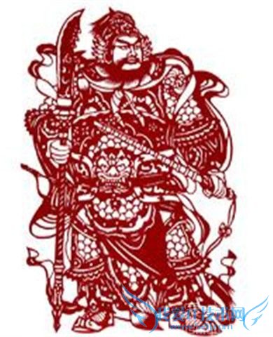 秦琼剪纸 秦琼剪纸