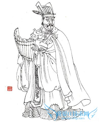 尉缭画像 尉缭画像