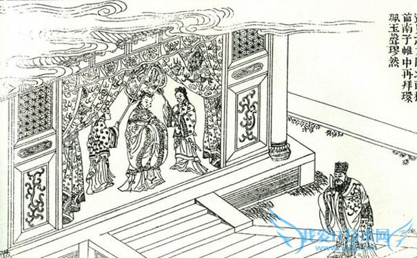 孔子拜见南子 孔子拜见南子