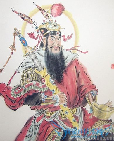 赵公明画像 赵公明画像