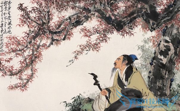 杜牧《山行》画面 杜牧《山行》画面