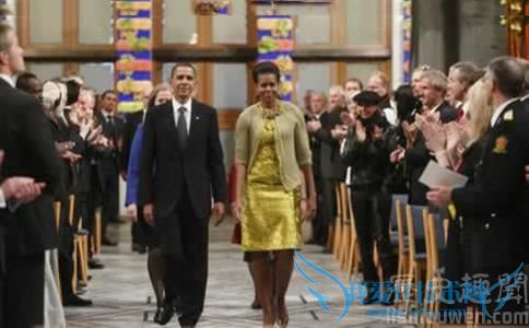 美国总统奥巴马出席诺贝尔和平奖颁奖典礼 美国总统奥巴马出席诺贝尔和平奖颁奖典礼