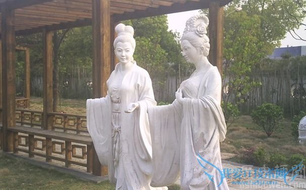 大乔小乔雕像 大乔小乔雕像