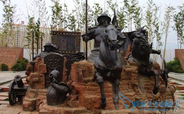 沐英伐滇雕塑 沐英伐滇雕塑