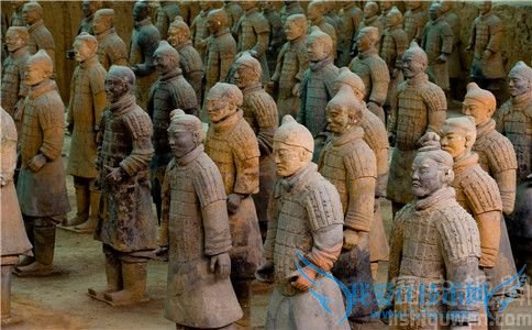 秦始皇陵兵马俑照 秦始皇陵兵马俑照