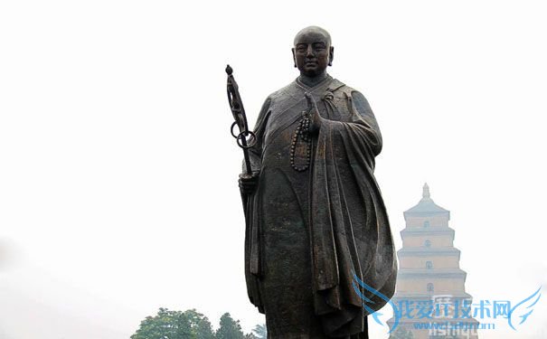 玄奘的铜像 玄奘的铜像