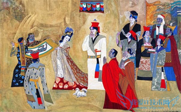 金城公主入藏图 金城公主入藏图