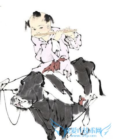 黄庭坚《牧童》词意图 黄庭坚《牧童》词意图