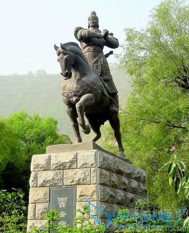 骠骑将军霍去病雕像 骠骑将军霍去病雕像