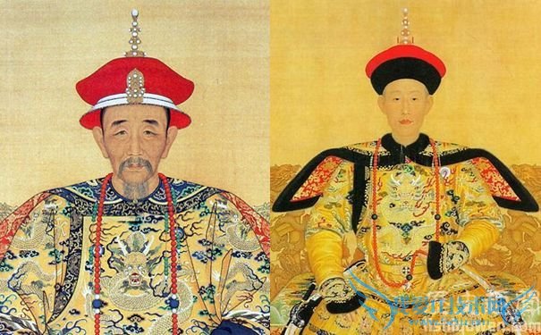康熙与乾隆人物画像 康熙与乾隆人物画像