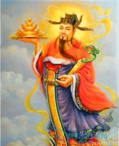 比干财神图 比干财神图