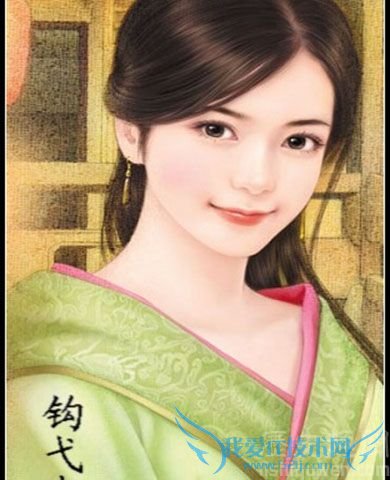 钩弋夫人漫画像 钩弋夫人漫画像