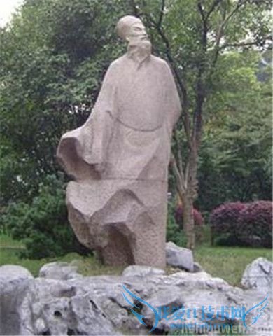 周邦彦雕像 周邦彦雕像