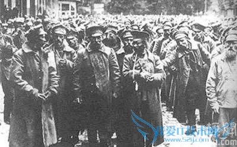 被俘的俄国士兵 被俘的俄国士兵