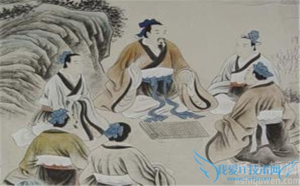 墨子讲学图 墨子讲学图