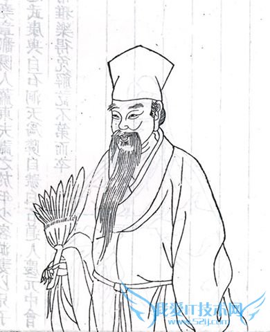 南宋词人姜夔画像 南宋词人姜夔画像