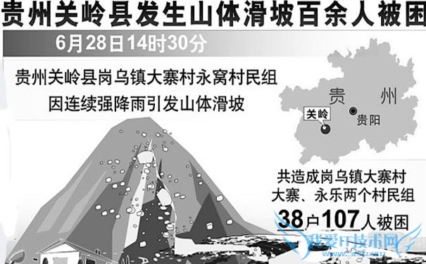 贵州山体滑坡107村民被埋 贵州山体滑坡107村民被埋