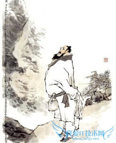 王重阳的画像 王重阳的画像