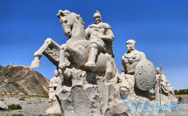 霍去病雕塑 霍去病雕塑