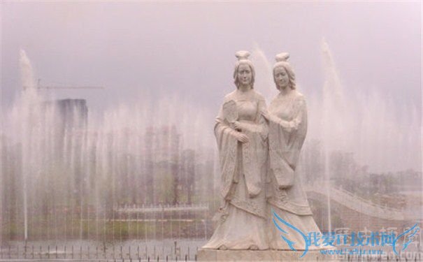 小乔和大乔雕塑 小乔和大乔雕塑