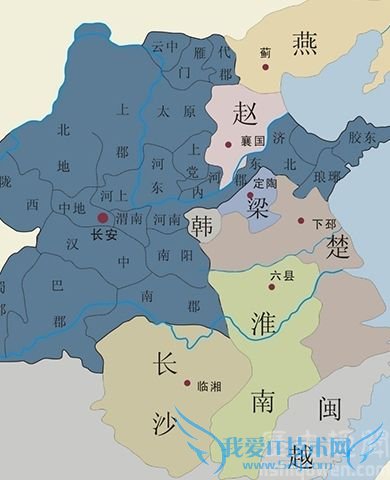 西汉初期的诸侯国 西汉初期的诸侯国