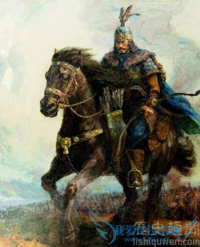 头曼单于油画 头曼单于油画