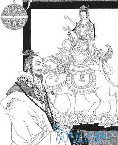 梁武帝画像 梁武帝画像