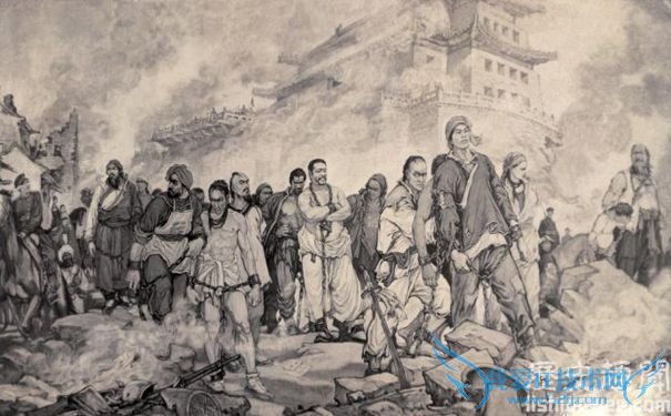 涌入北京城内的义和团团民 涌入北京城内的义和团团民