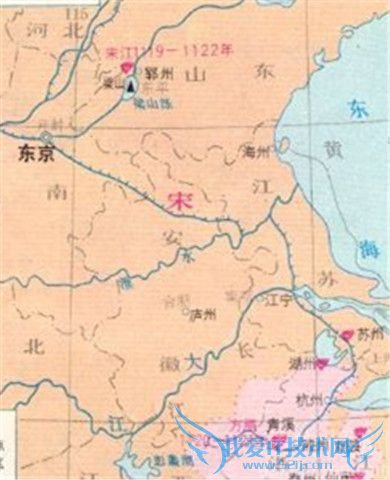 宋江方腊起义地图 宋江方腊起义地图