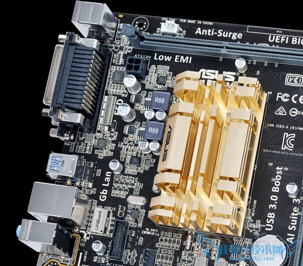 华硕全球首推14nm 6W小板套装:奇葩的PCI-E x16