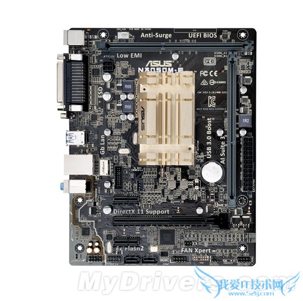 华硕全球首推14nm 6W小板套装:奇葩的PCI-E x16