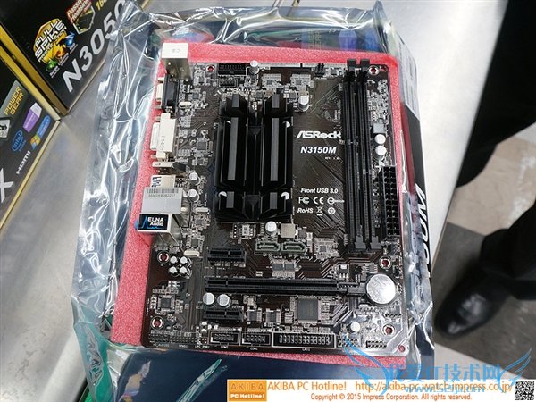 华擎14nm迷你小板开卖:TDP才6W