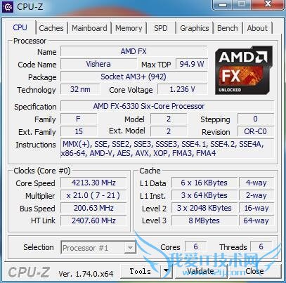 AMD处理器罕见推新:FX-6330完秒i3!