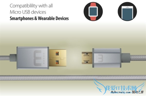 爽!USB-A、micro-USB也能正反随便插了