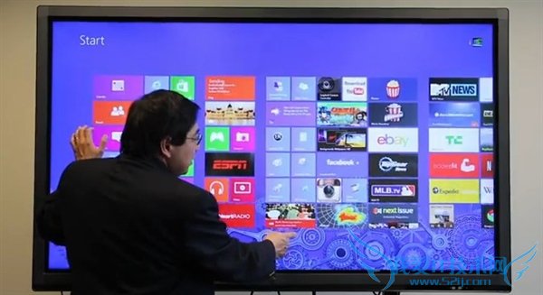 霸气Win8.1触屏PC:84英寸+4K屏幕