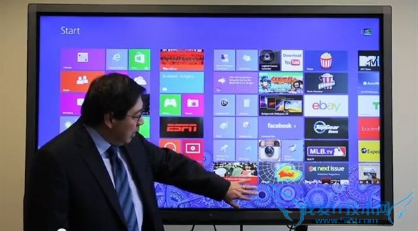 霸气Win8.1触屏PC:84英寸+4K屏幕