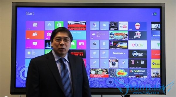 霸气Win8.1触屏PC:84英寸+4K屏幕