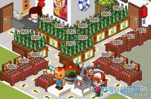 QQ超市水果妹摆法之新手起步店面摆法详解 三联