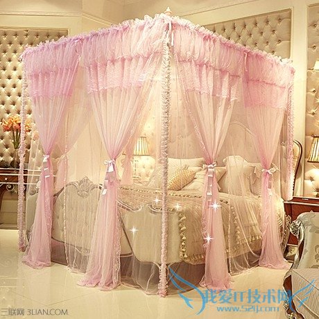 如何装方顶三门蚊帐 52IJ