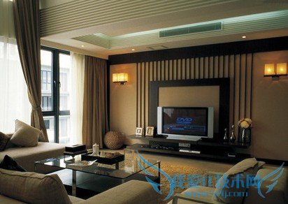 8款时尚客厅电视背景墙图片欣赏