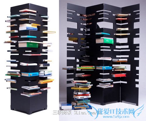 意大利可折叠的超趣味塔形书架 52IJ