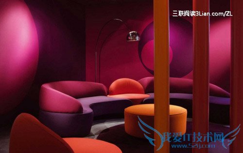 与罗奇堡沙发的花间色彩艳遇