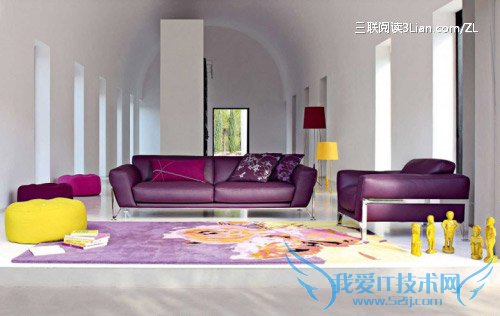 与罗奇堡沙发的花间色彩艳遇