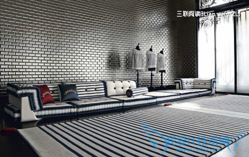 与罗奇堡沙发的花间色彩艳遇