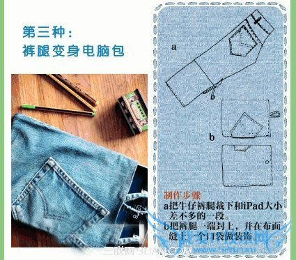 废旧牛仔裤的9种华丽改造 (3)