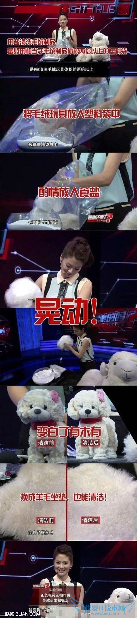 毛绒玩具脏了不用水洗用“盐”洗 52IJ